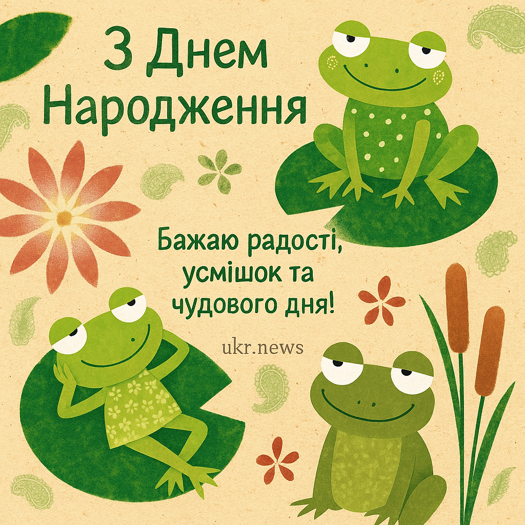 Привітання з Днем народження