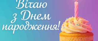 Привітання з Днем народження