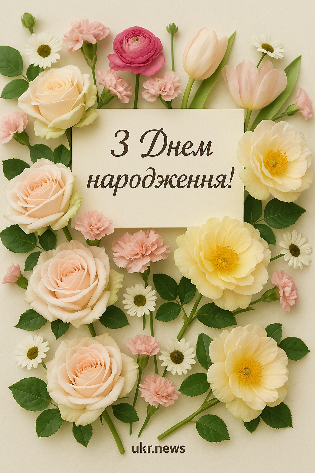 Привітання з Днем народження