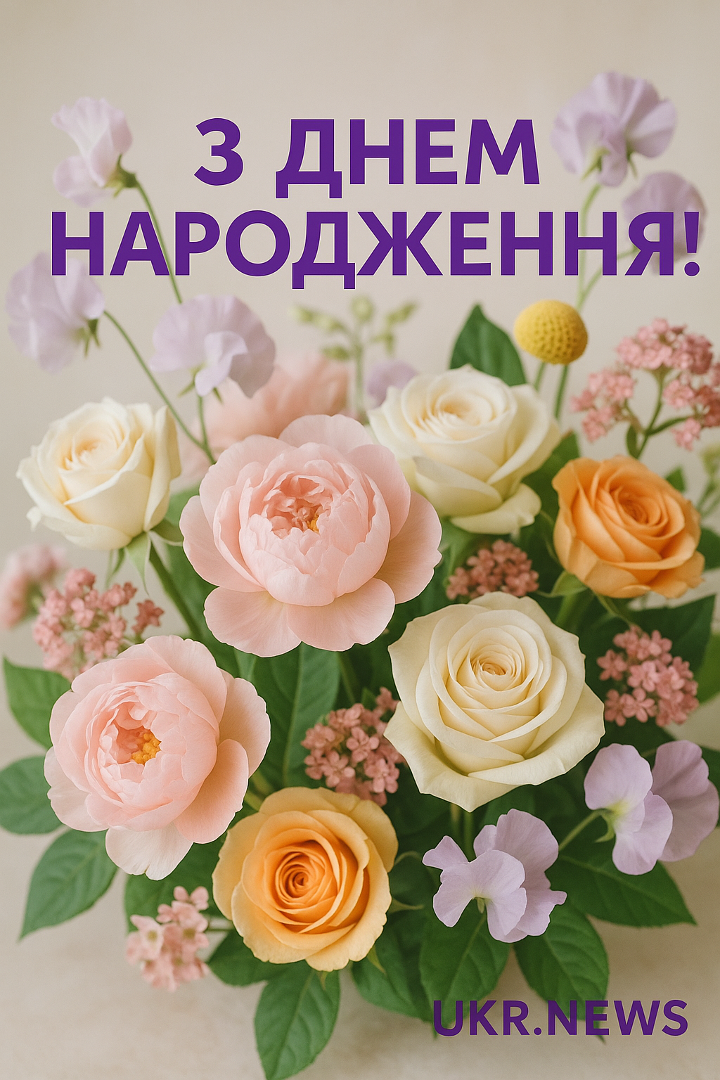 Привітання з Днем народження