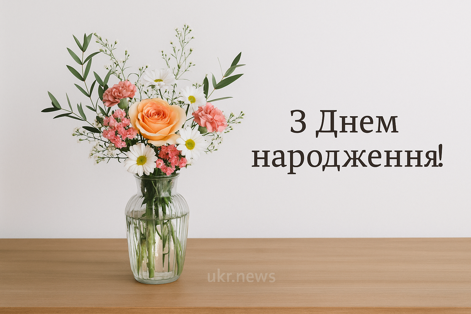 Привітання з Днем народження