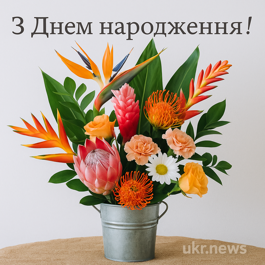 Привітання з Днем народження