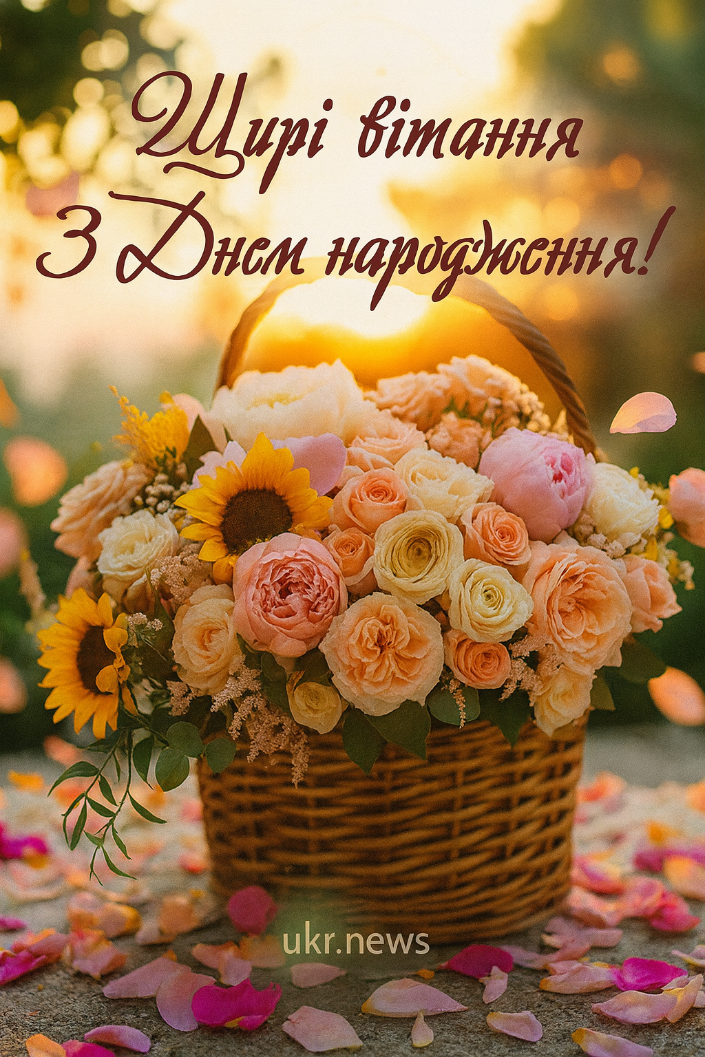 Привітання з Днем народження